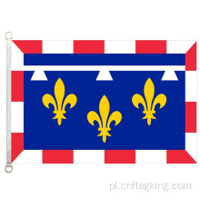 90*150 cm Środkowa flaga francji 100% poliester